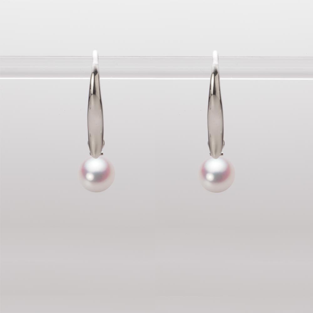 5.0mmアコヤ真珠ピアス（ホワイトピンク・ロゼ）