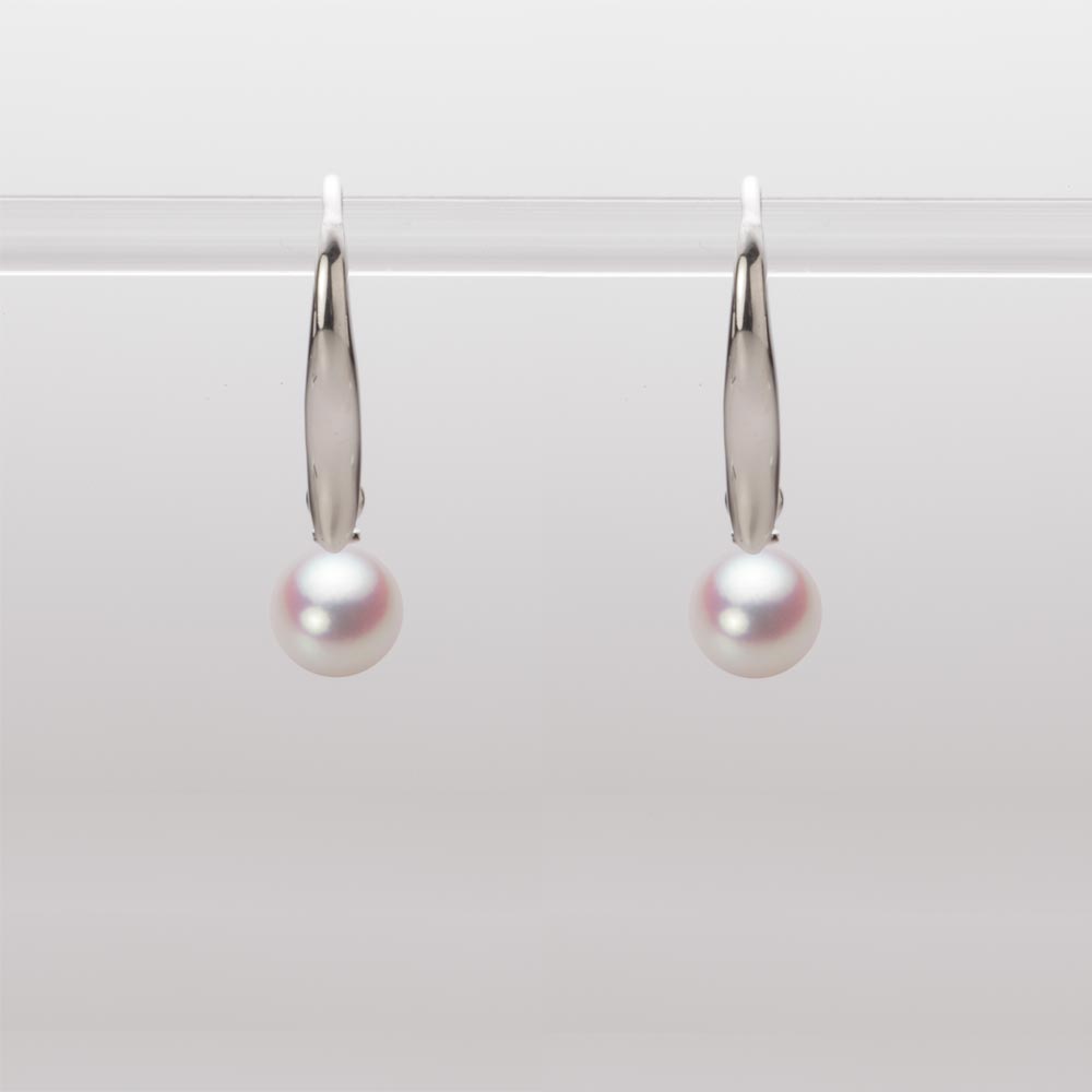 5.5mmアコヤ真珠ピアス（ホワイトピンク・ロゼ）