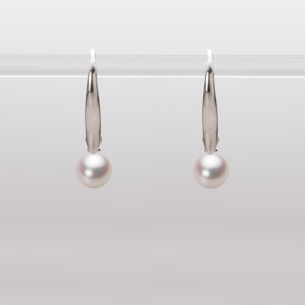 5.5mmアコヤ真珠ピアス（ホワイトピンク・ロゼ）