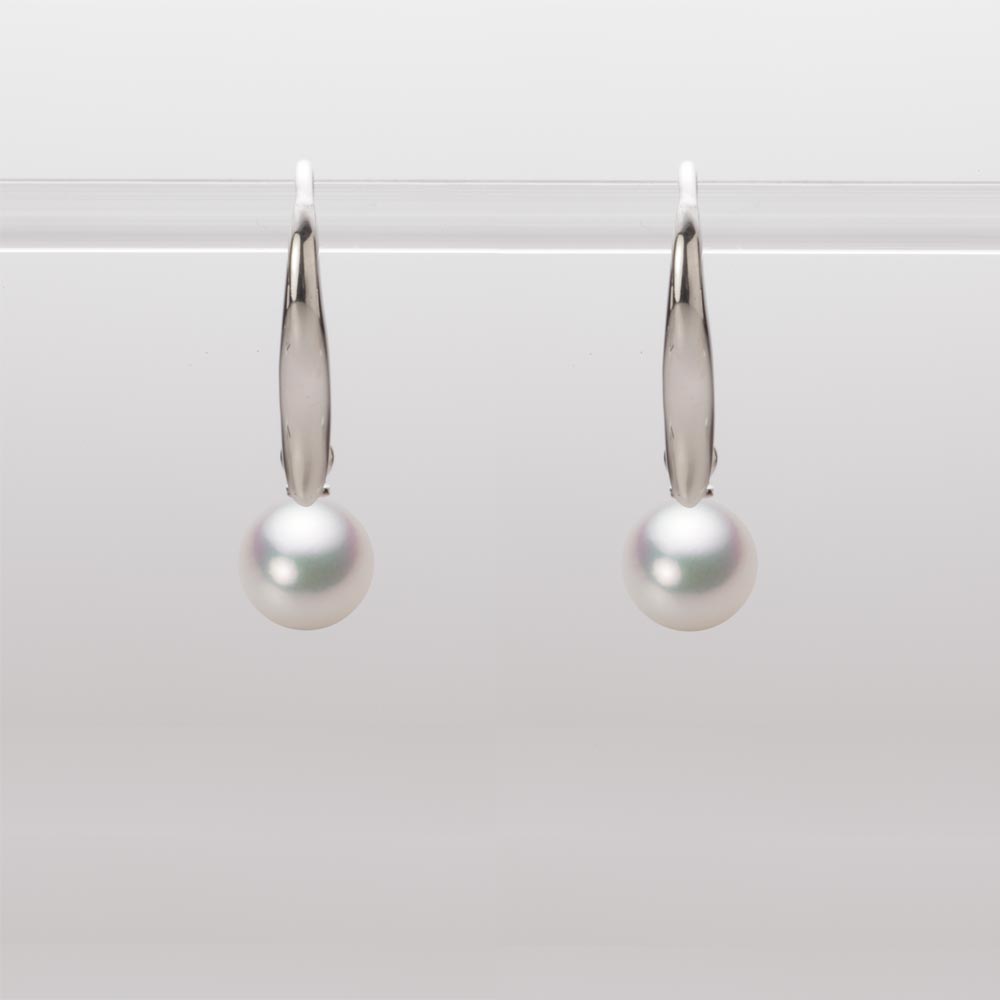 6.0mmアコヤ真珠ピアス（ホワイトピンク・マリン）
