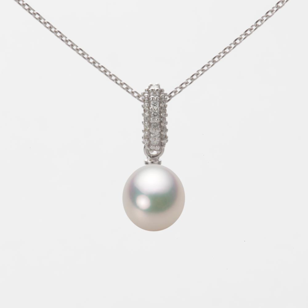 7.0mm アコヤ真珠ペンダント （シャンパンホワイト）