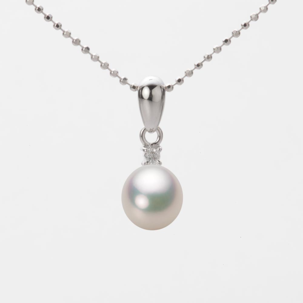 7.0mm アコヤ真珠ペンダント （シャンパンホワイト）