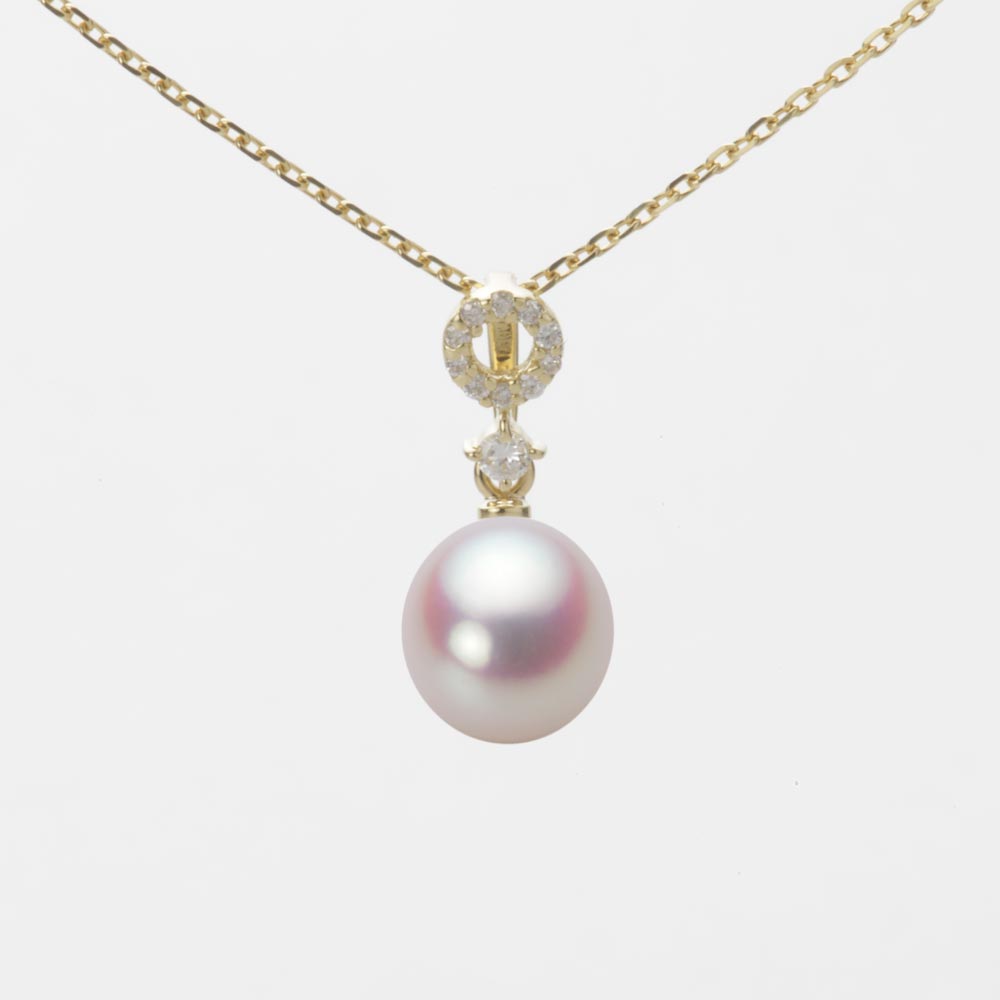 7.0mm アコヤ真珠ペンダント （ホワイトピンク・ロゼ）