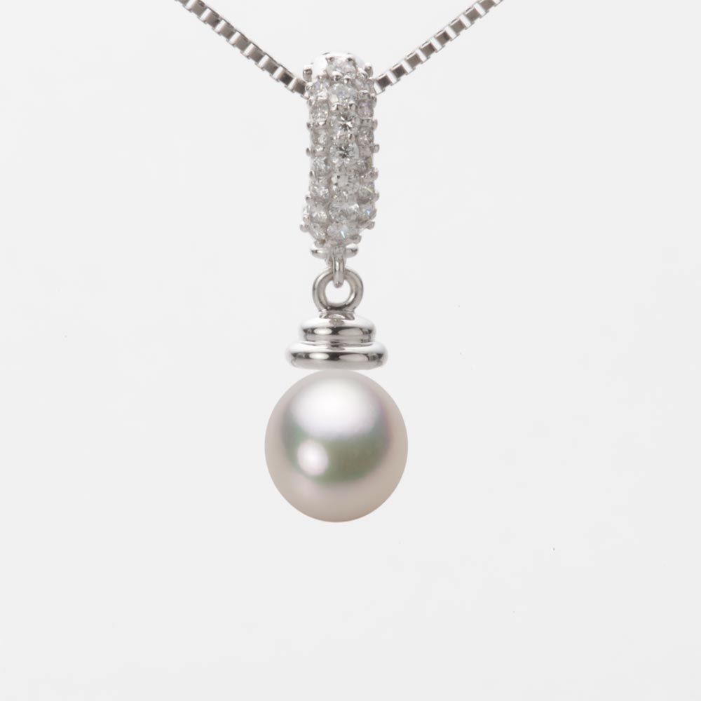 7.0mm アコヤ真珠ペンダント （シャンパンホワイト）