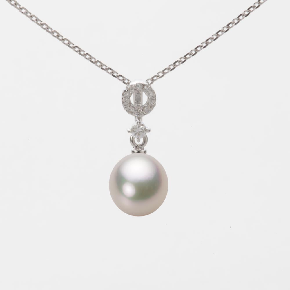 7.0mm アコヤ真珠ペンダント （シャンパンホワイト）
