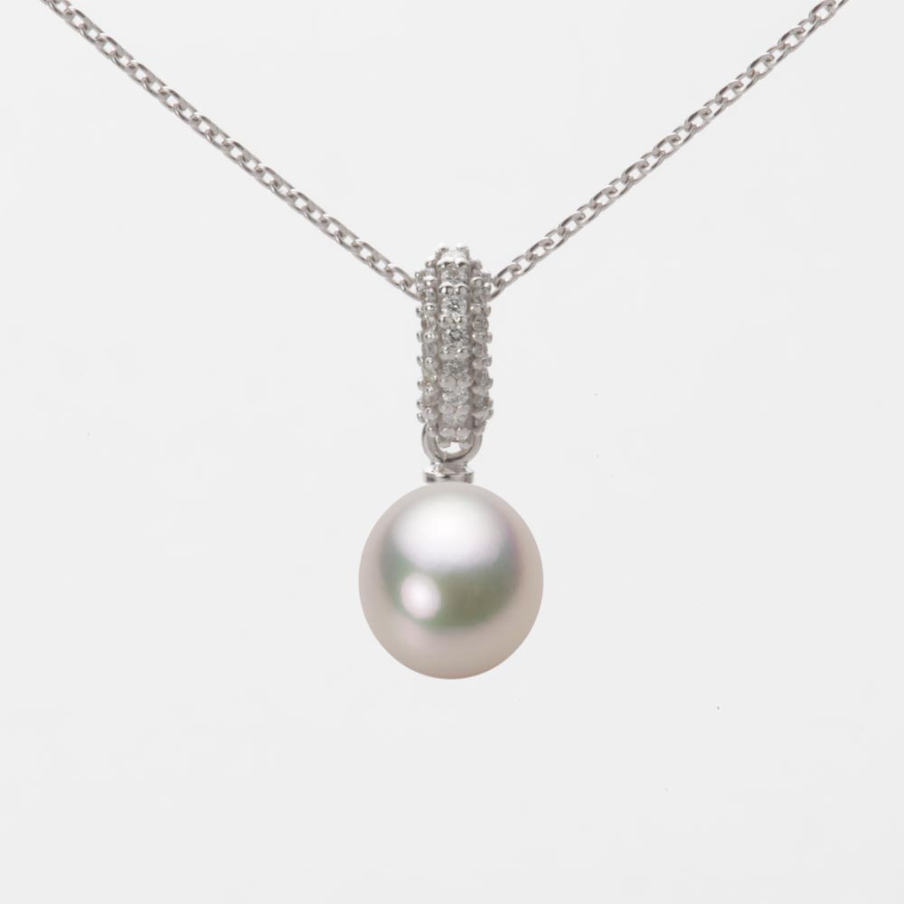 7.0mm アコヤ真珠ペンダント （シャンパンホワイト）