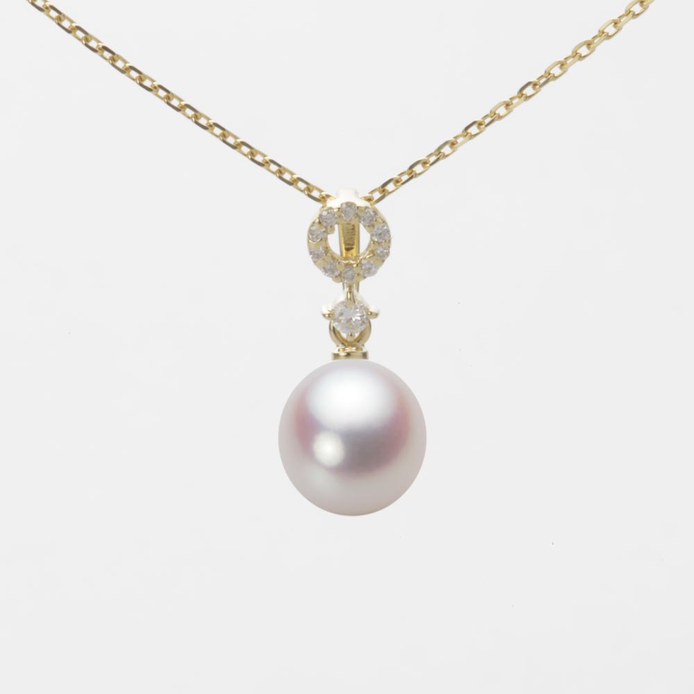 7.0mm アコヤ真珠ペンダント （ホワイトピンク・ロゼ）