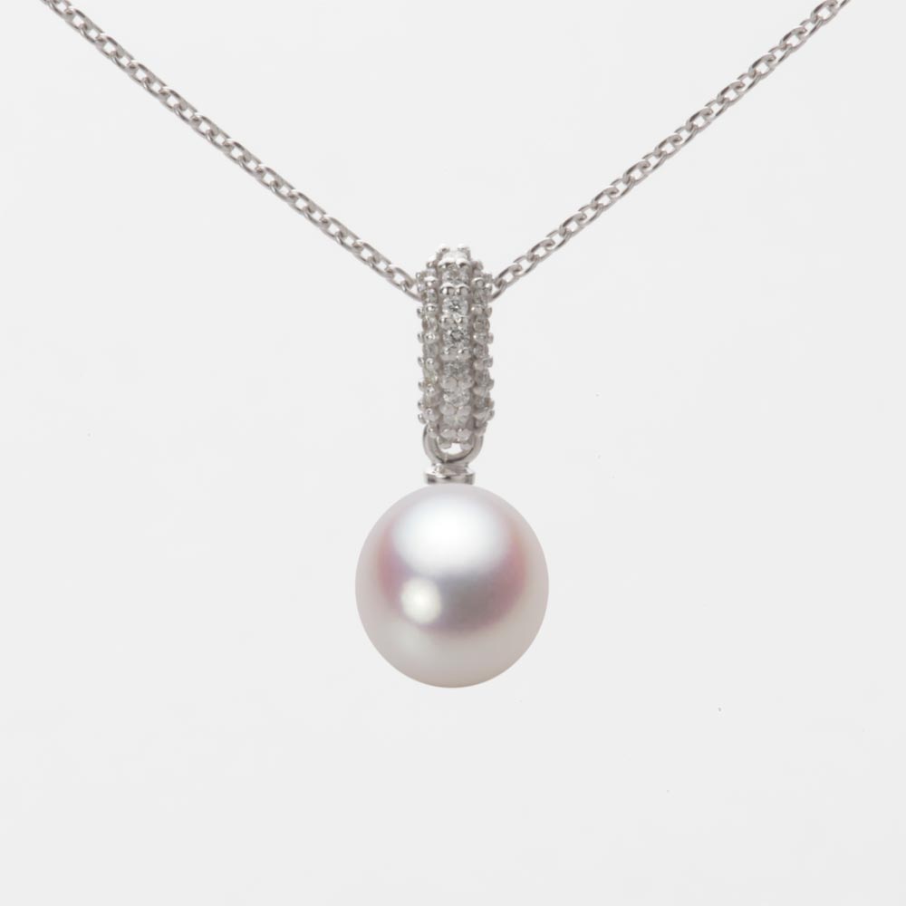 7.0mm アコヤ真珠ペンダント （ホワイトピンク・ロゼ）