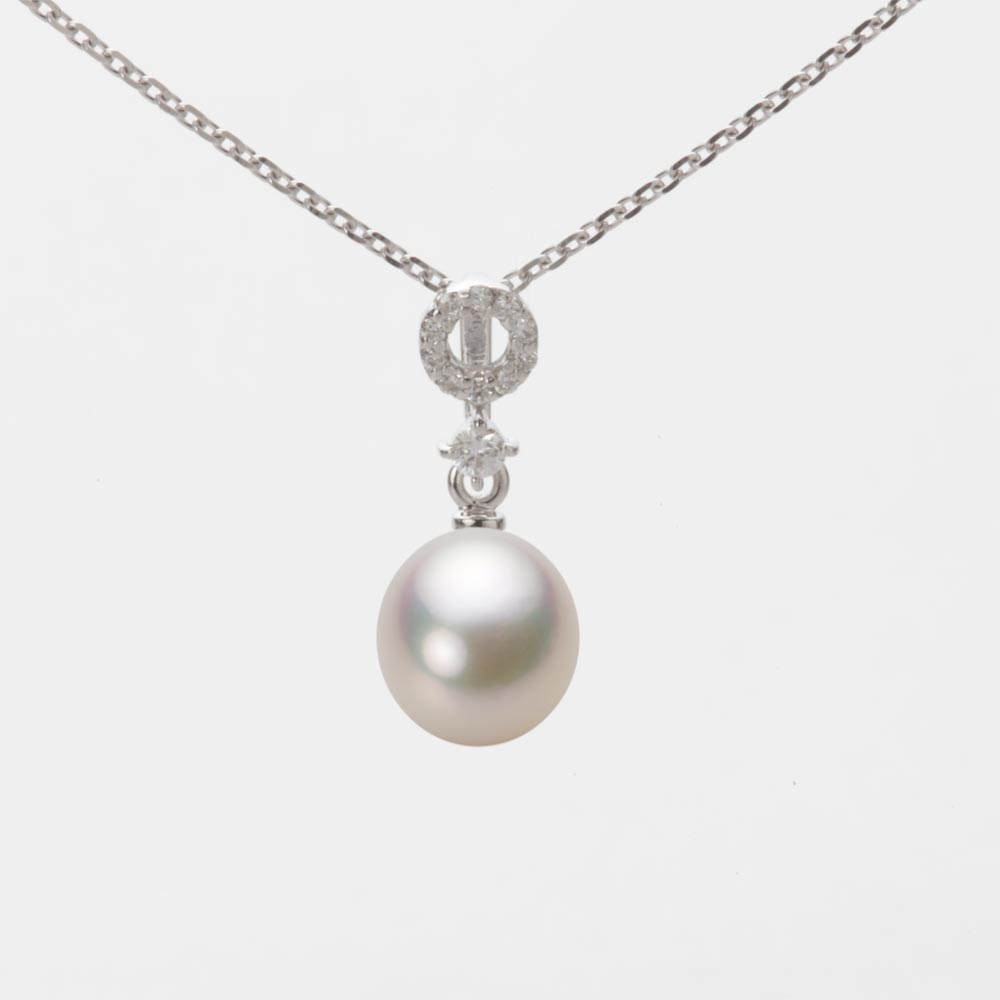7.0mm アコヤ真珠ペンダント （シャンパンホワイト）
