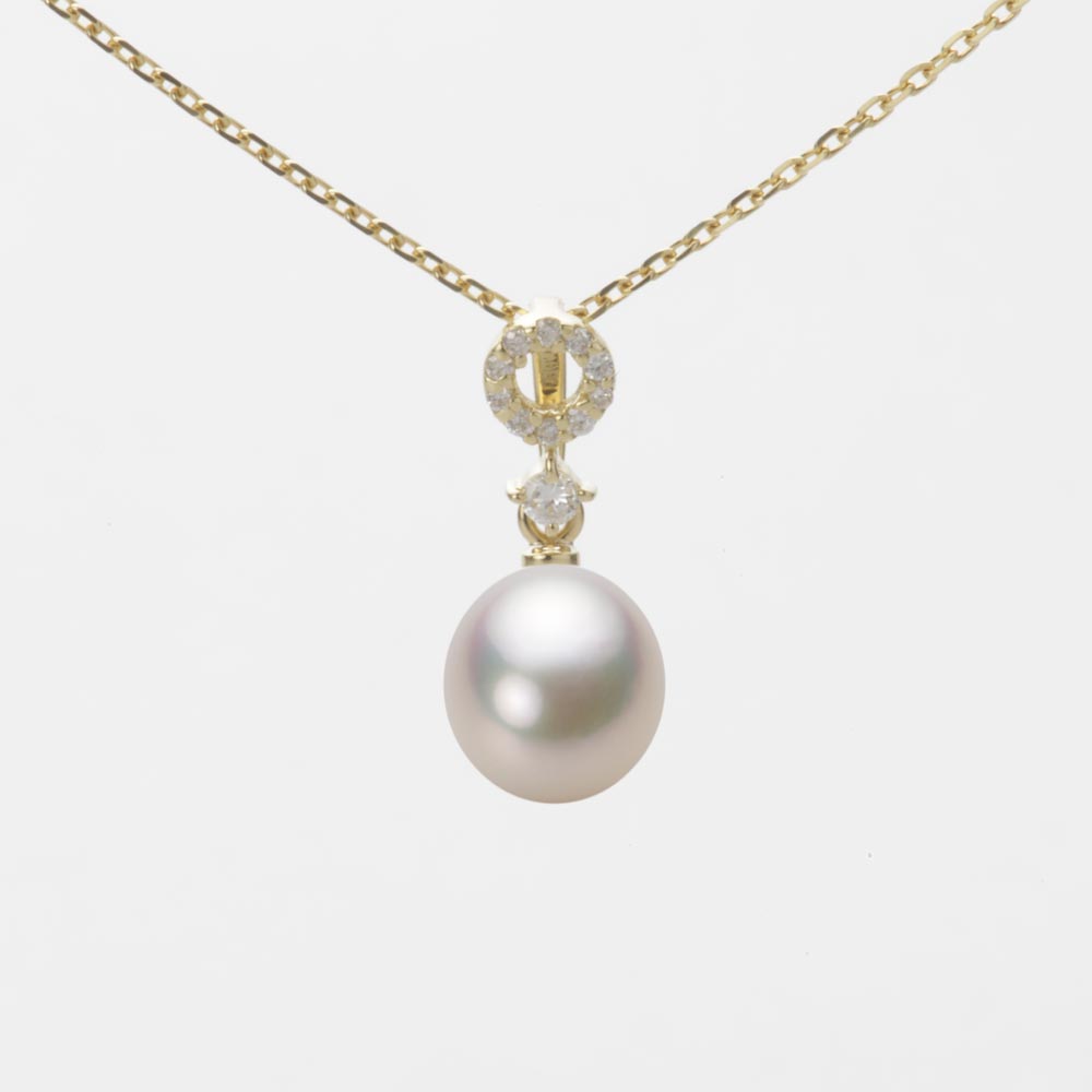 7.0mm アコヤ真珠ペンダント （シャンパンホワイト）