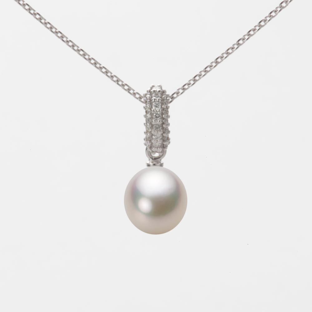 7.0mm アコヤ真珠ペンダント （シャンパンホワイト）