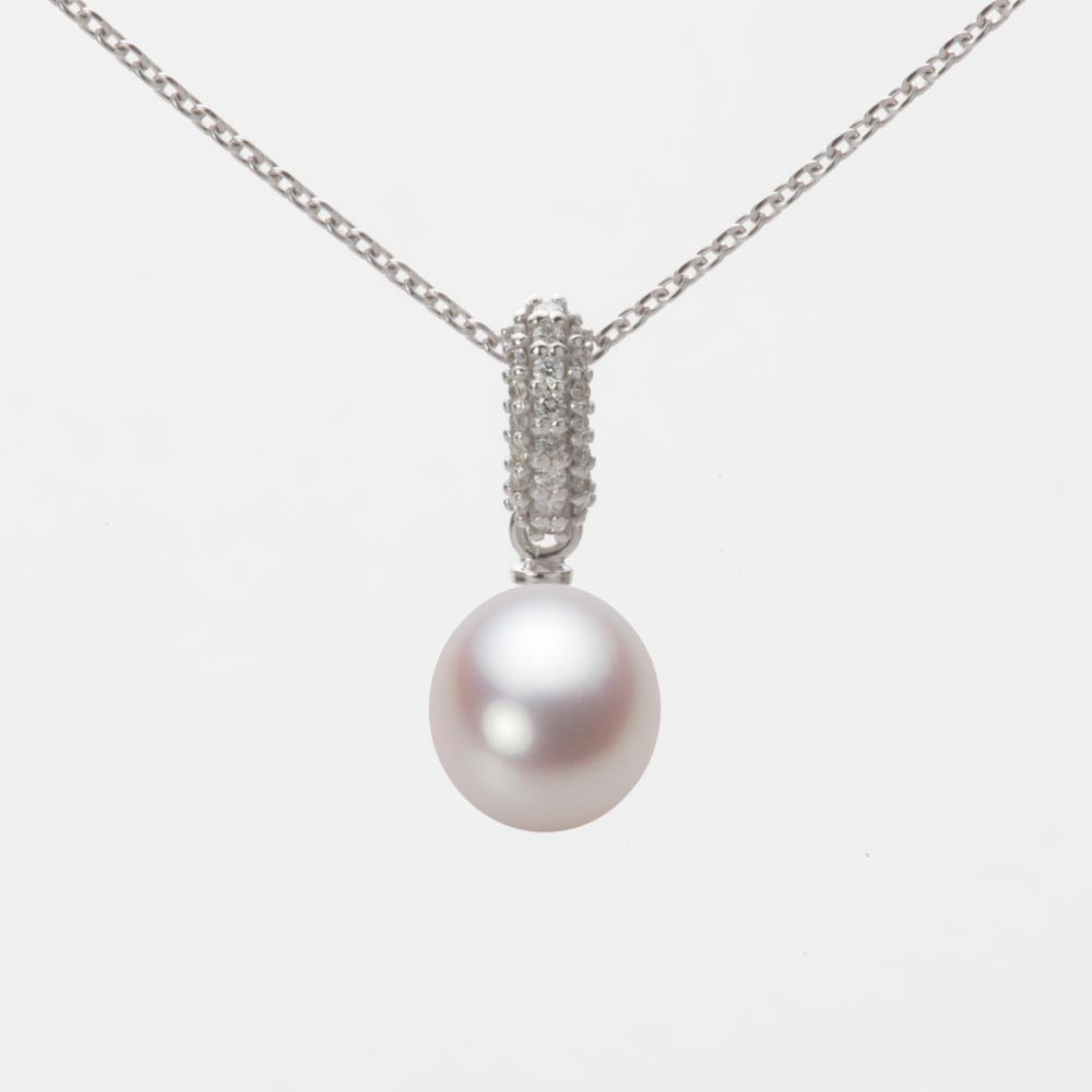 7.0mm アコヤ真珠ペンダント （ホワイトピンク・ロゼ）