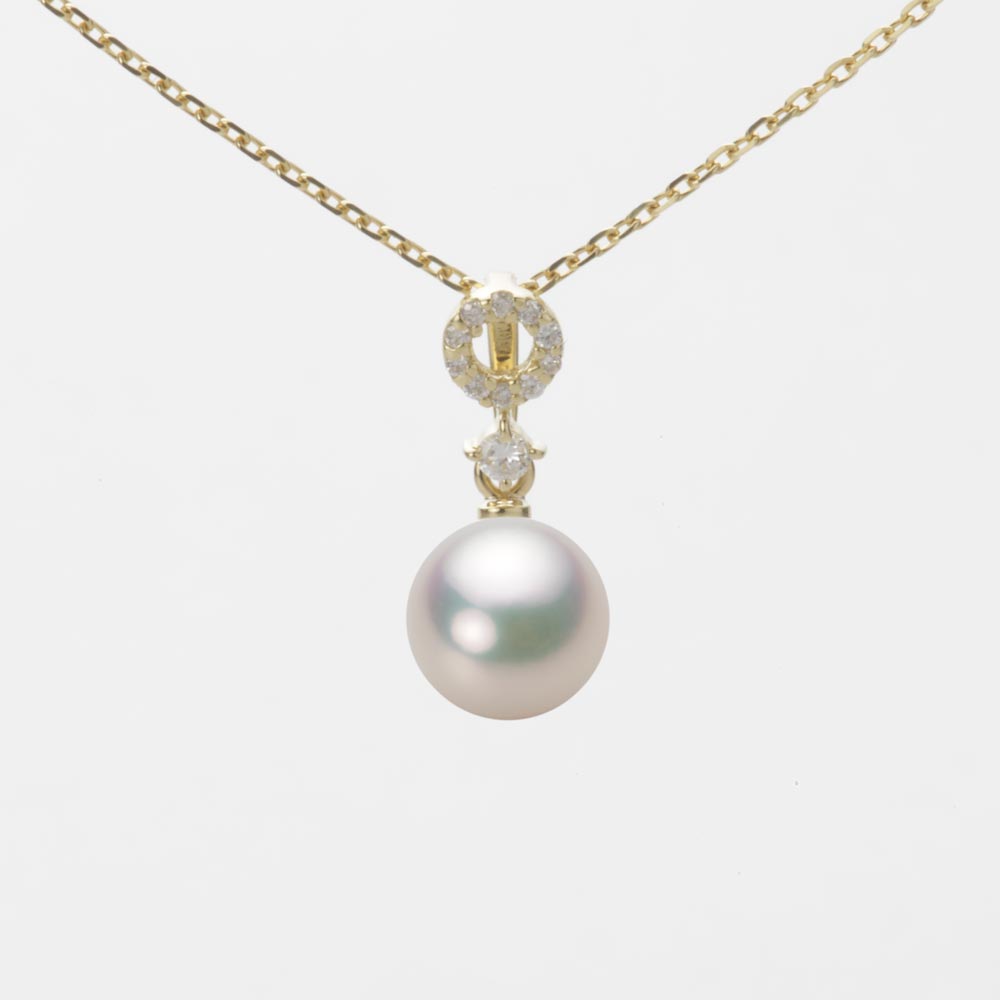 7.0mmアコヤ真珠ペンダント（シャンパンホワイト）