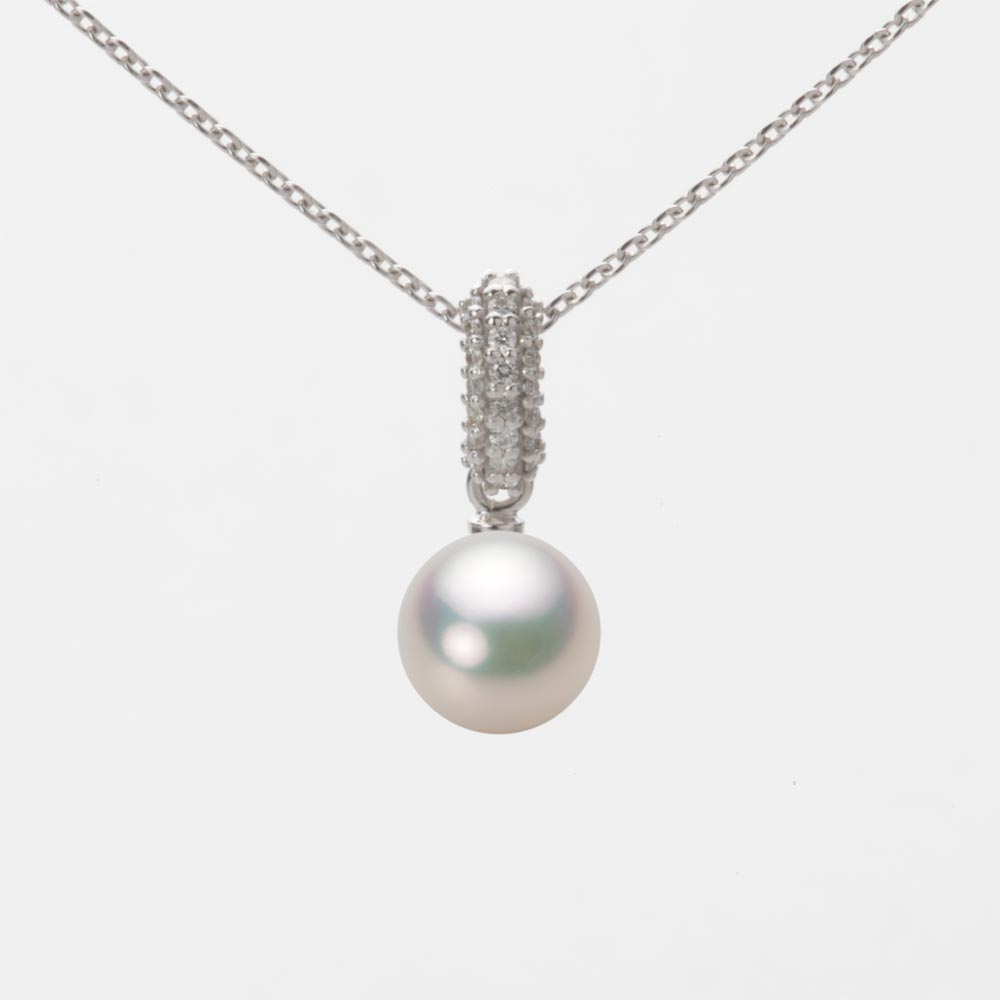 7.0mmアコヤ真珠ペンダント（シャンパンホワイト）