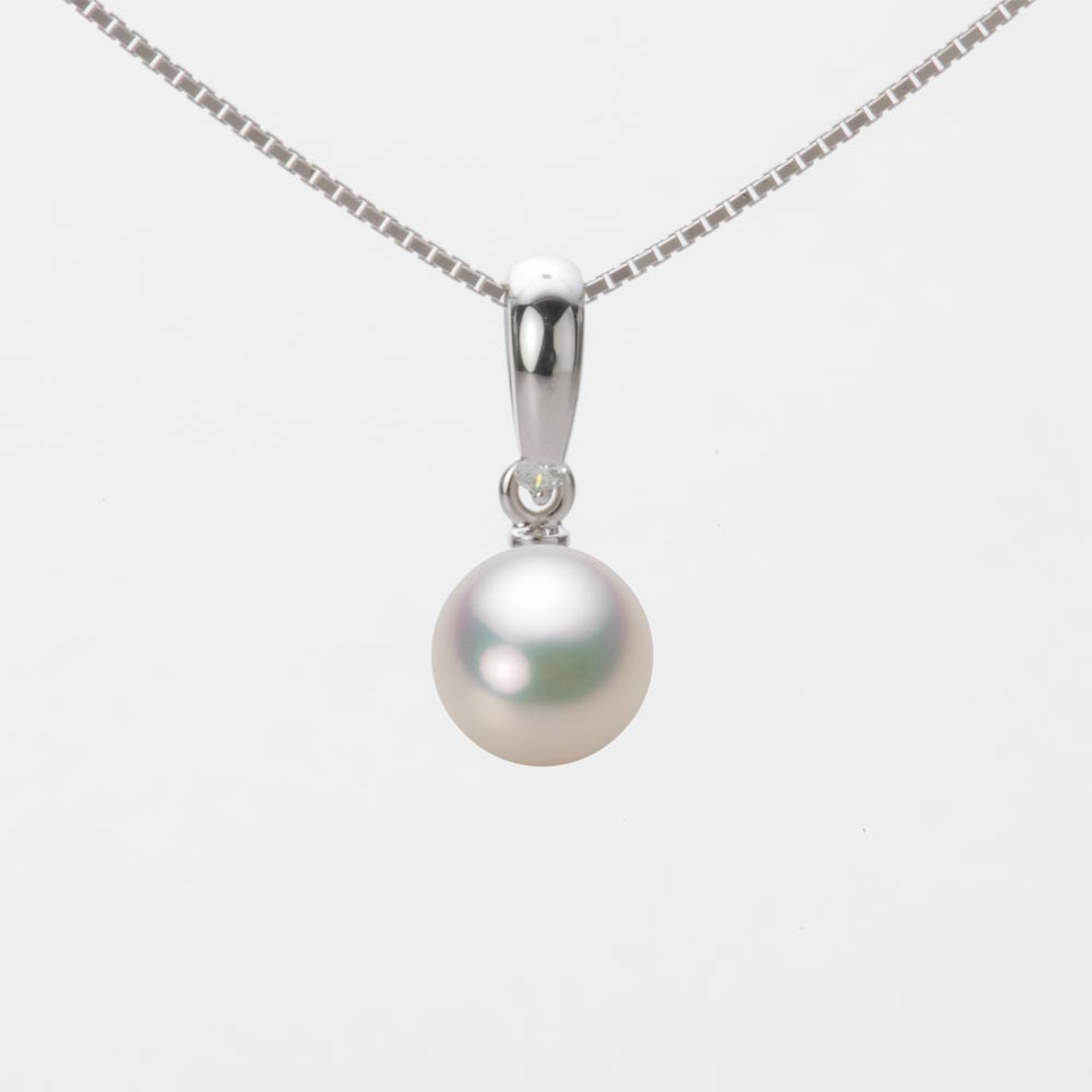 7.0mmアコヤ真珠ペンダント（シャンパンホワイト）