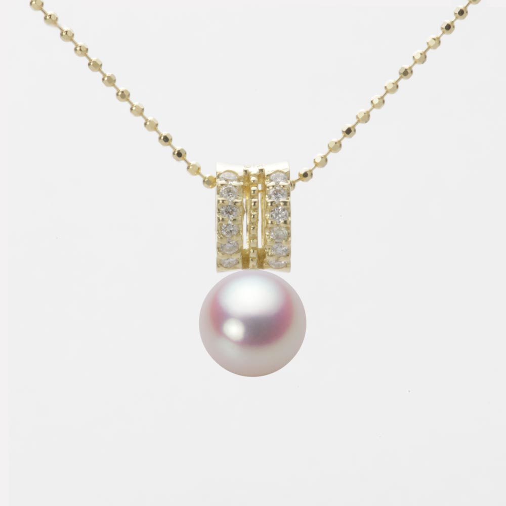 7.0mmアコヤ真珠ペンダント（ホワイトピンク・ロゼ）