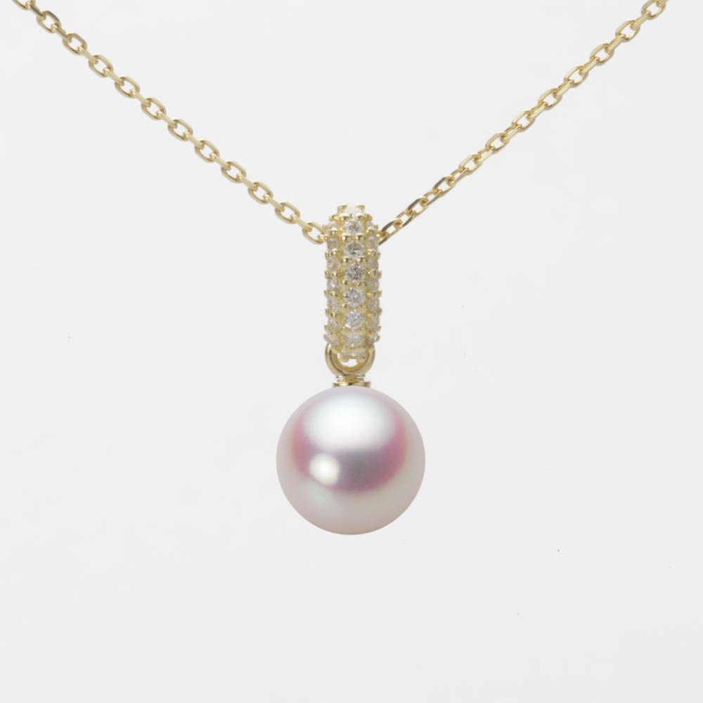 7.0mmアコヤ真珠ペンダント（ホワイトピンク・ロゼ）