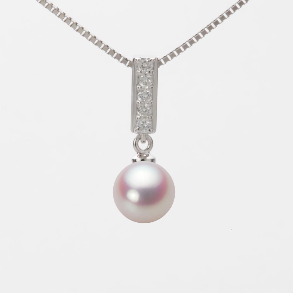 7.0mmアコヤ真珠ペンダント（ホワイトピンク・ロゼ）
