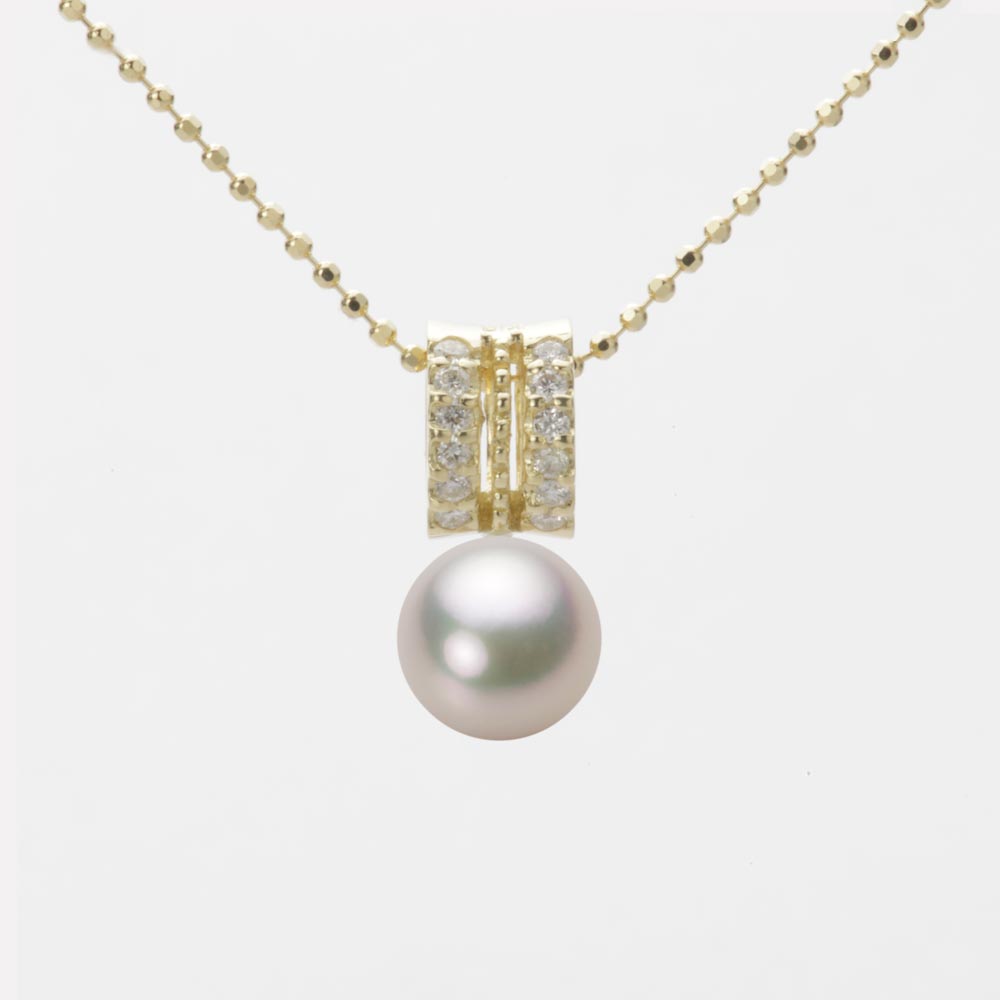 7.0mmアコヤ真珠ペンダント（シャンパンホワイト）