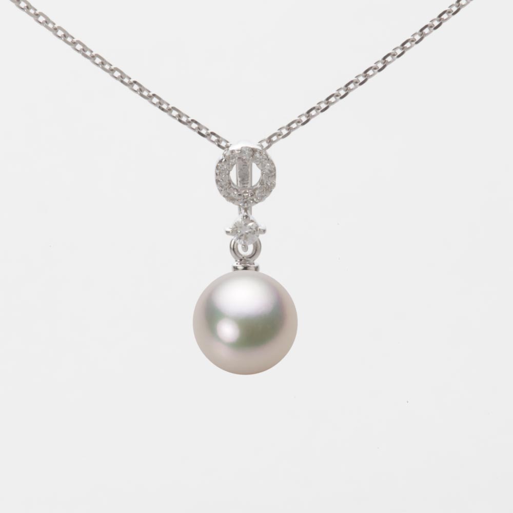 7.0mmアコヤ真珠ペンダント（シャンパンホワイト）