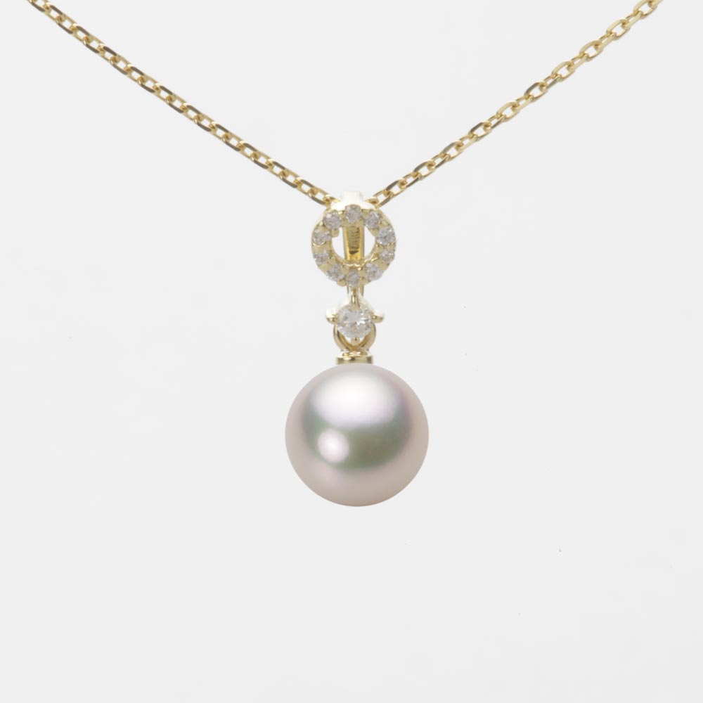 7.0mmアコヤ真珠ペンダント（シャンパンホワイト）