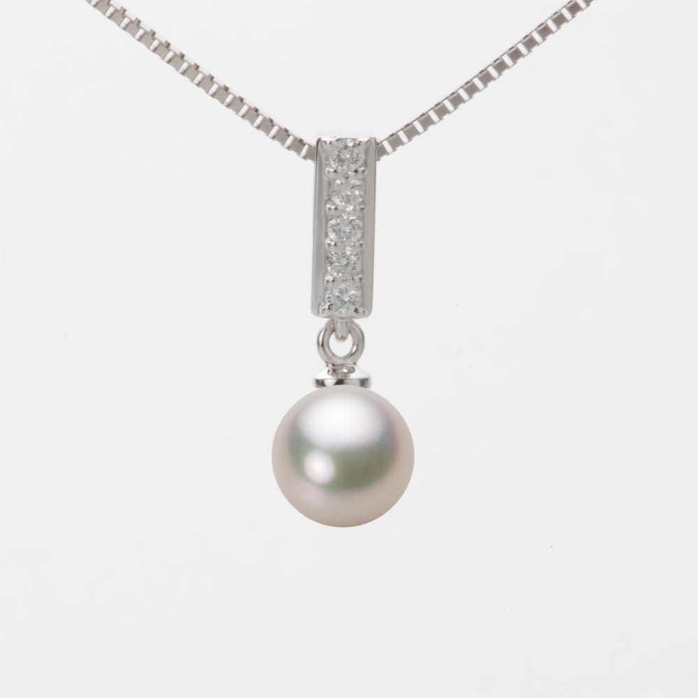 7.0mmアコヤ真珠ペンダント（シャンパンホワイト）