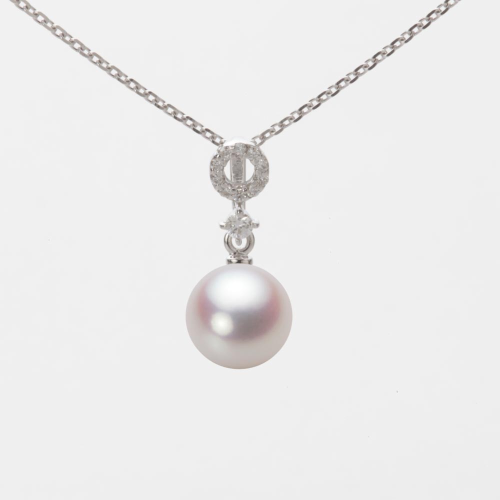 7.0mmアコヤ真珠ペンダント（ホワイトピンク・ロゼ）