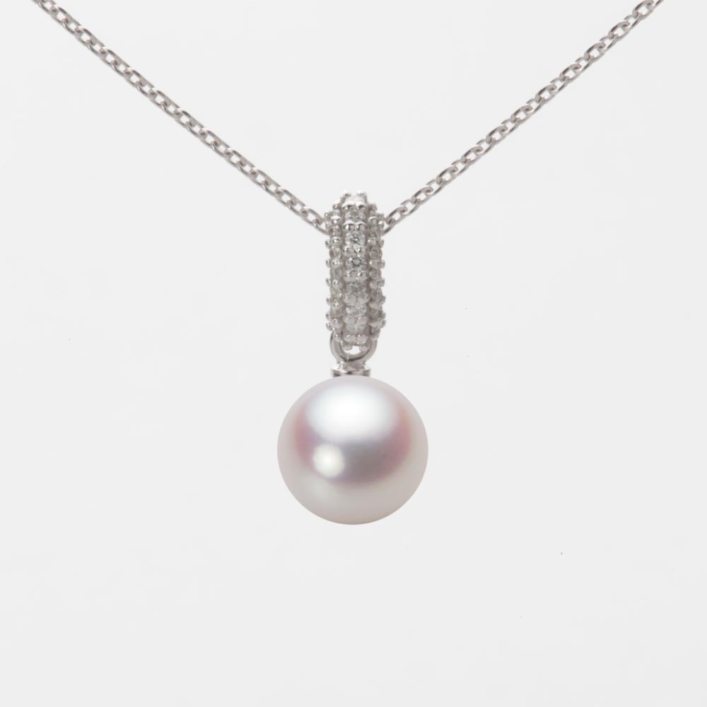 7.0mmアコヤ真珠ペンダント（ホワイトピンク・ロゼ）