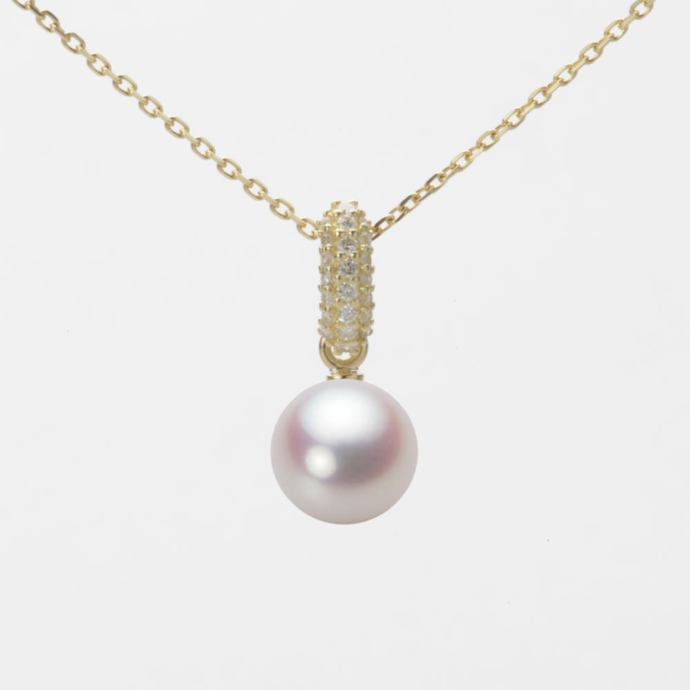 7.0mmアコヤ真珠ペンダント（ホワイトピンク・ロゼ）