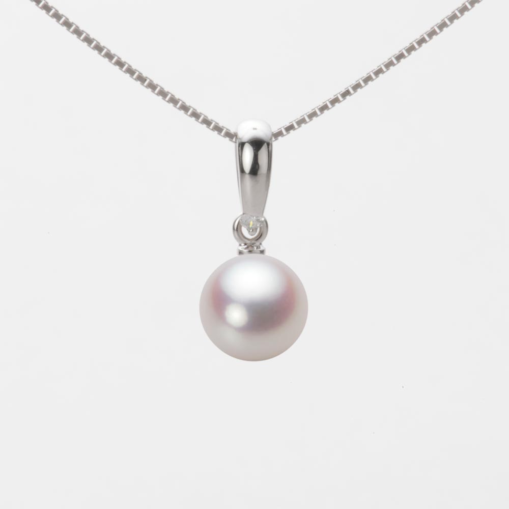 7.0mmアコヤ真珠ペンダント（ホワイトピンク・ロゼ）