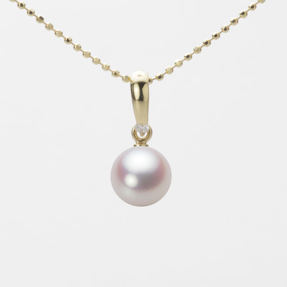7.0mmアコヤ真珠ペンダント（ホワイトピンク・ロゼ）