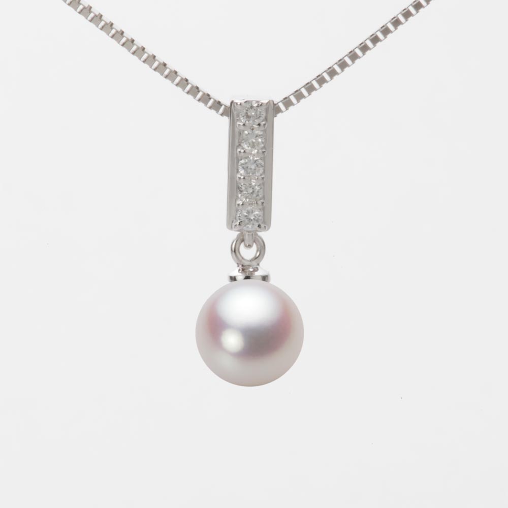 7.0mmアコヤ真珠ペンダント（ホワイトピンク・ロゼ）