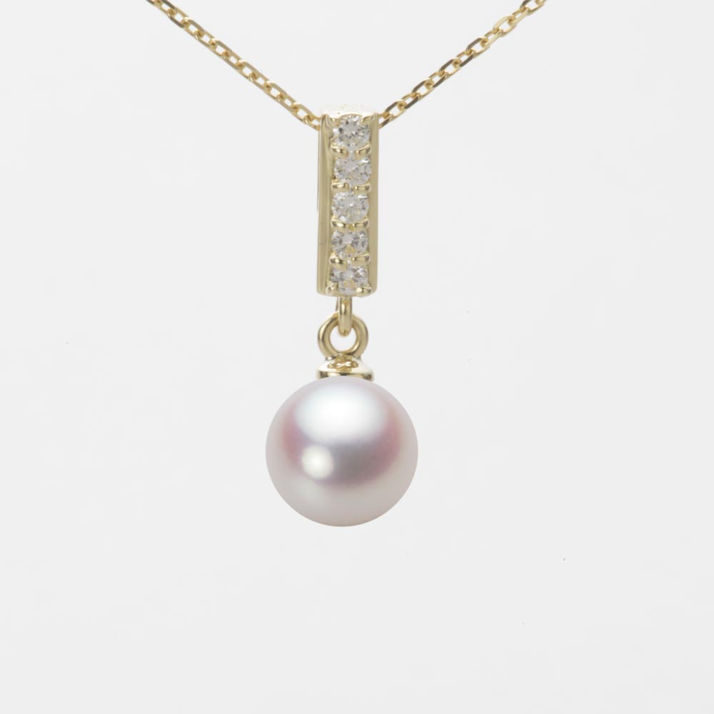 7.0mmアコヤ真珠ペンダント（ホワイトピンク・ロゼ）