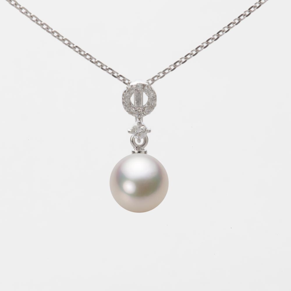 7.0mmアコヤ真珠ペンダント（シャンパンホワイト）