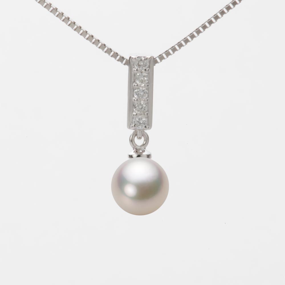 7.0mmアコヤ真珠ペンダント（シャンパンホワイト）