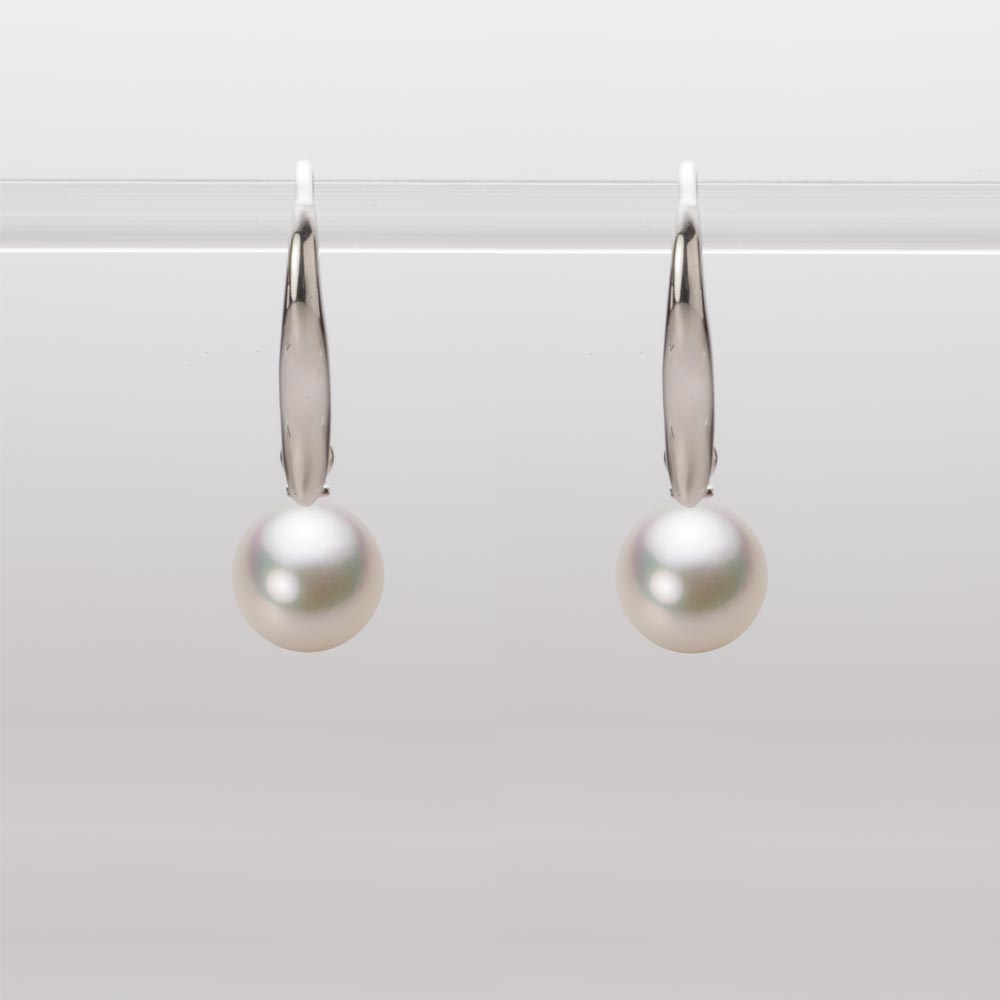 7.0mmアコヤ真珠ピアス（シャンパンホワイト）