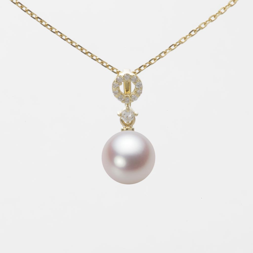 7.0mmアコヤ真珠ペンダント（ホワイトピンク・ロゼ）