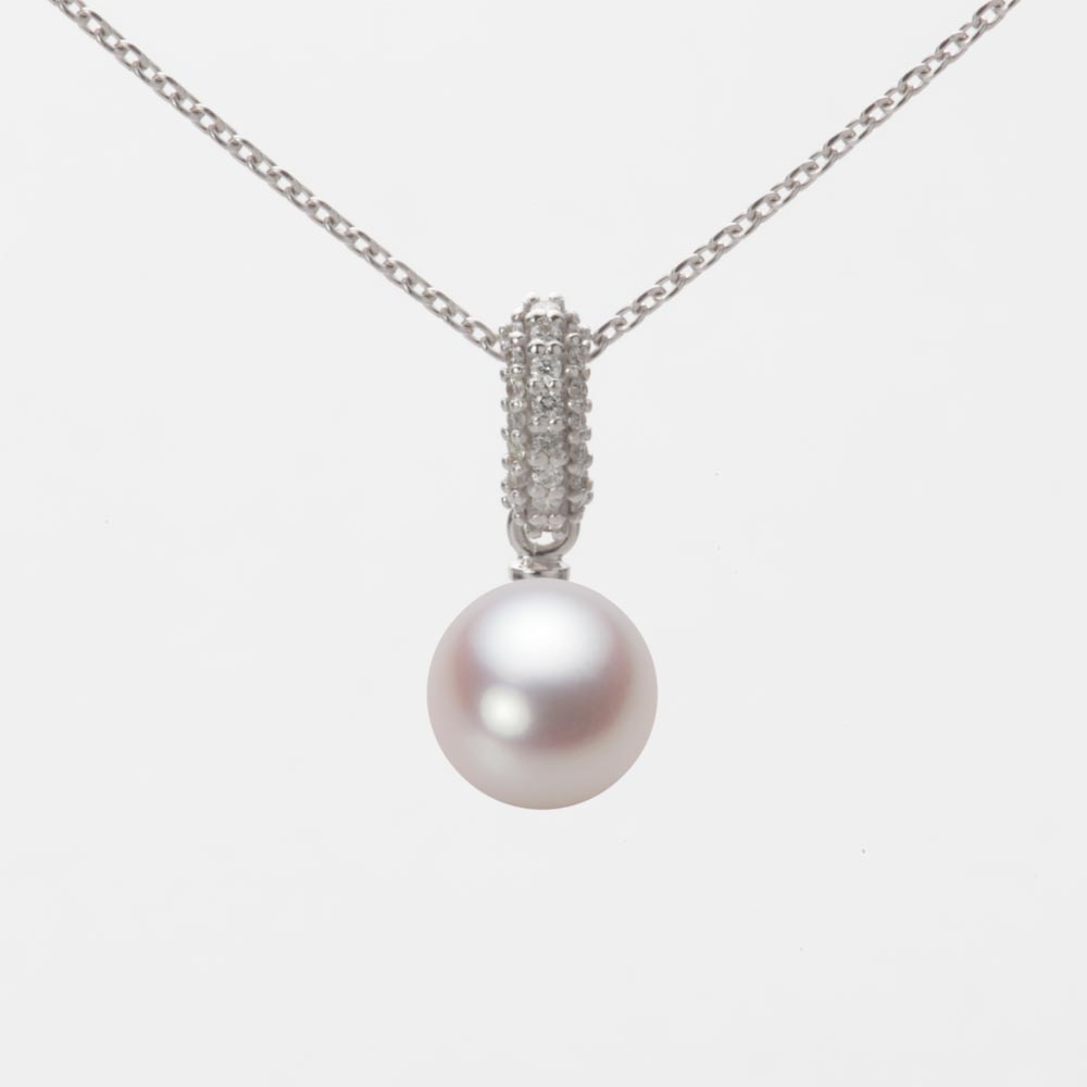 7.0mmアコヤ真珠ペンダント（ホワイトピンク・ロゼ）