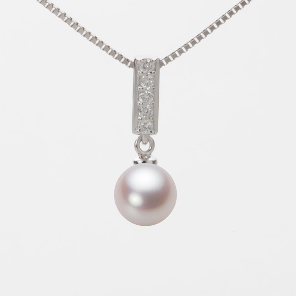 7.0mmアコヤ真珠ペンダント（ホワイトピンク・ロゼ）