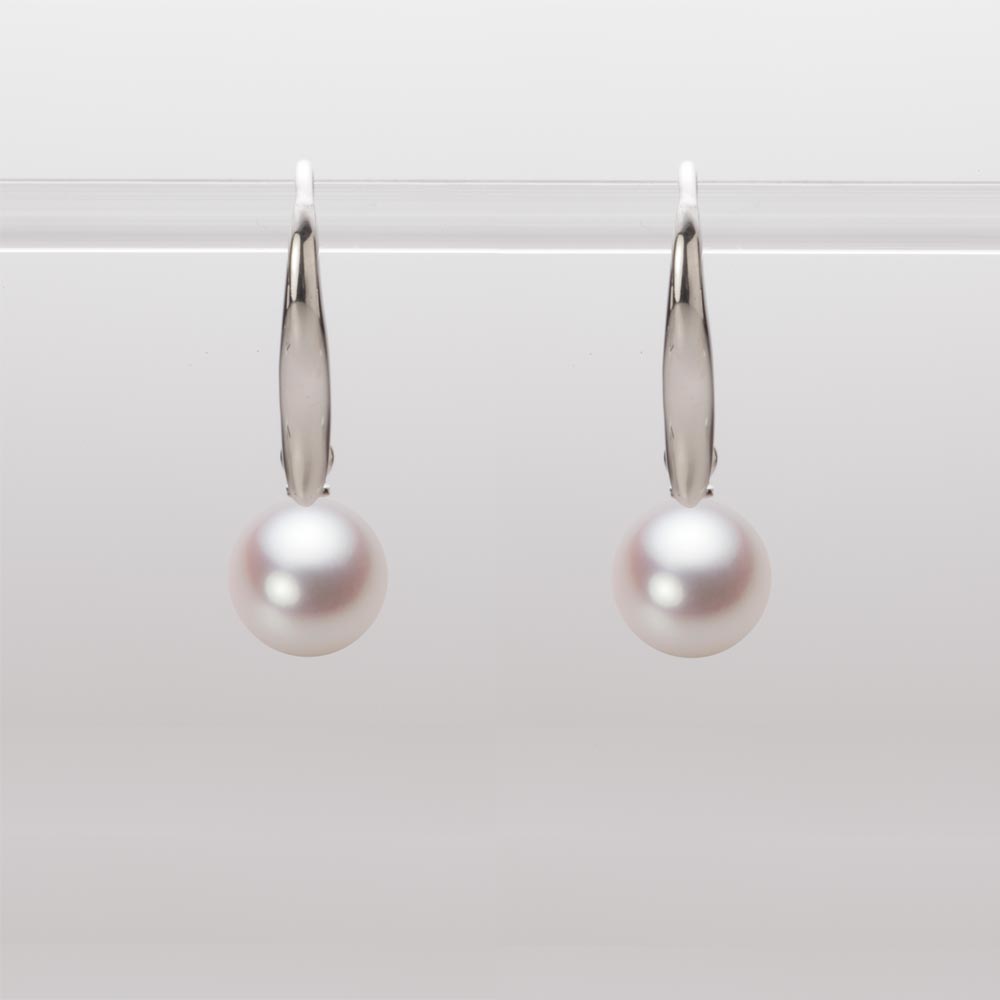 7.0mmアコヤ真珠ピアス（ホワイトピンク・ロゼ）