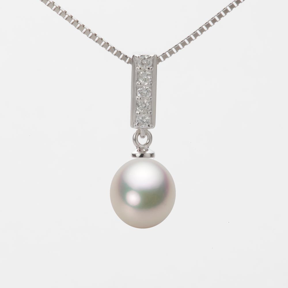 7.5mm アコヤ真珠ペンダント （シャンパンホワイト）