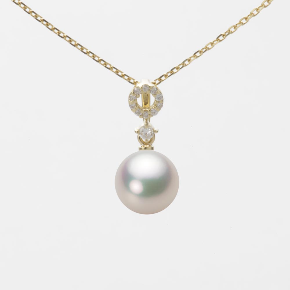 7.5mmアコヤ真珠ペンダント（シャンパンホワイト）