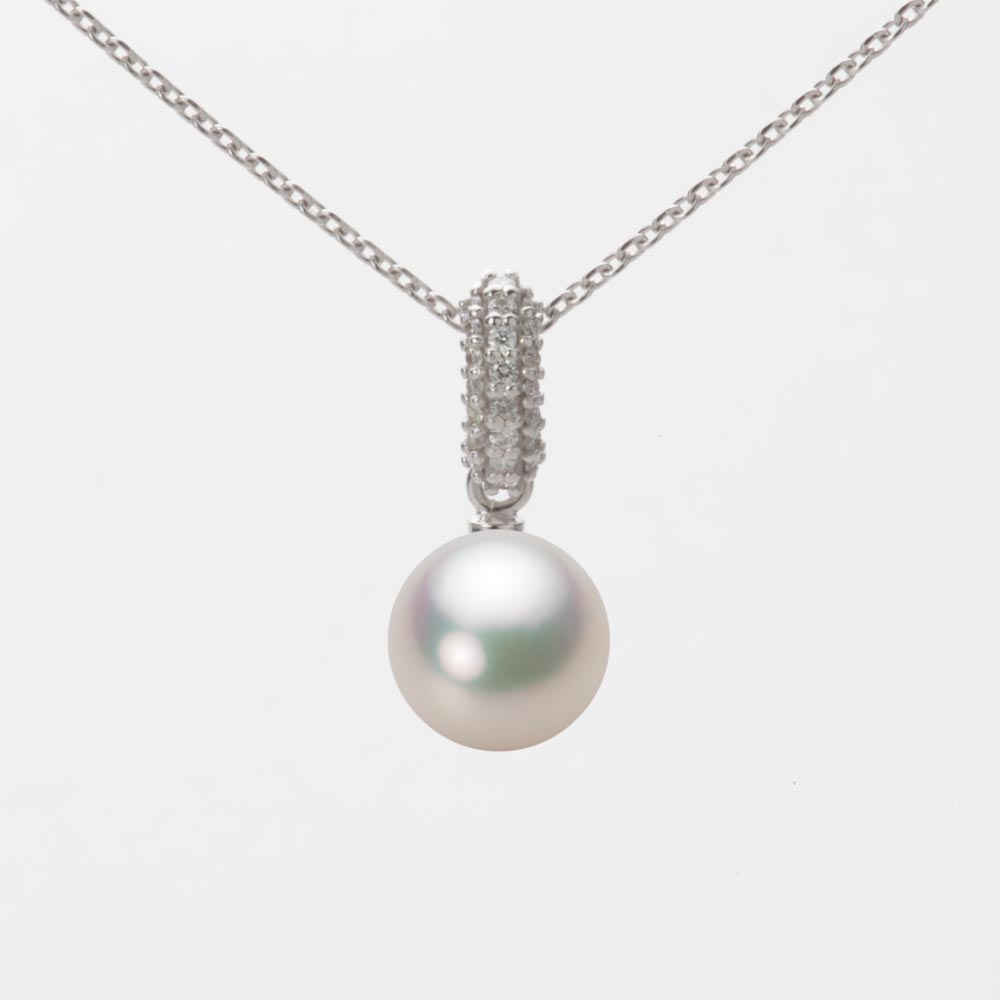 7.5mmアコヤ真珠ペンダント（シャンパンホワイト）