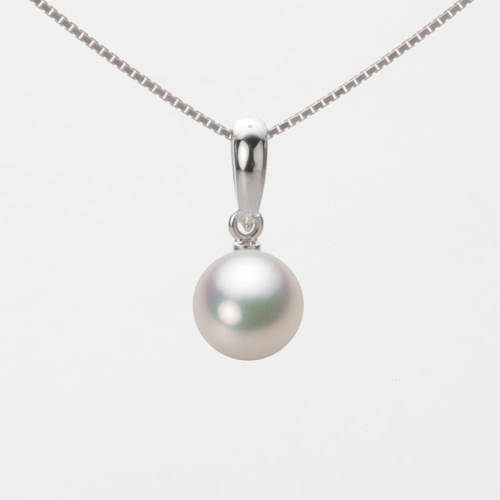 7.5mmアコヤ真珠ペンダント（シャンパンホワイト）