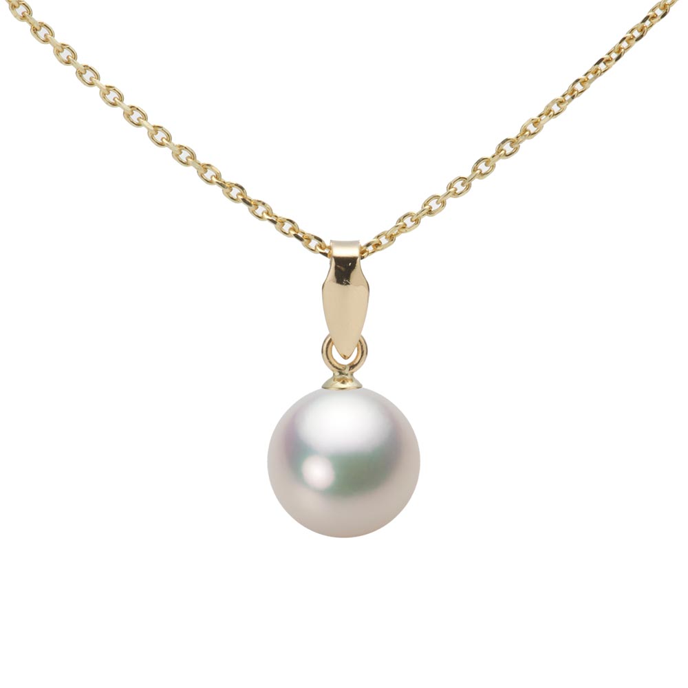 7.5mmアコヤ真珠ペンダント （シャンパンホワイト）
