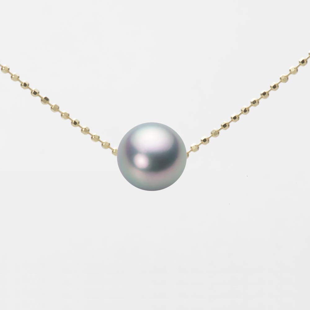 7.5mmアコヤ真珠ペンダント （シルバーグレー）