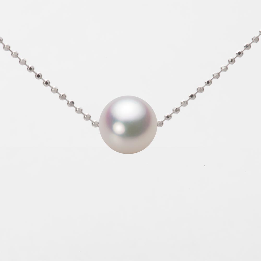 7.5mmアコヤ真珠ペンダント （ホワイトピンク・マリン）