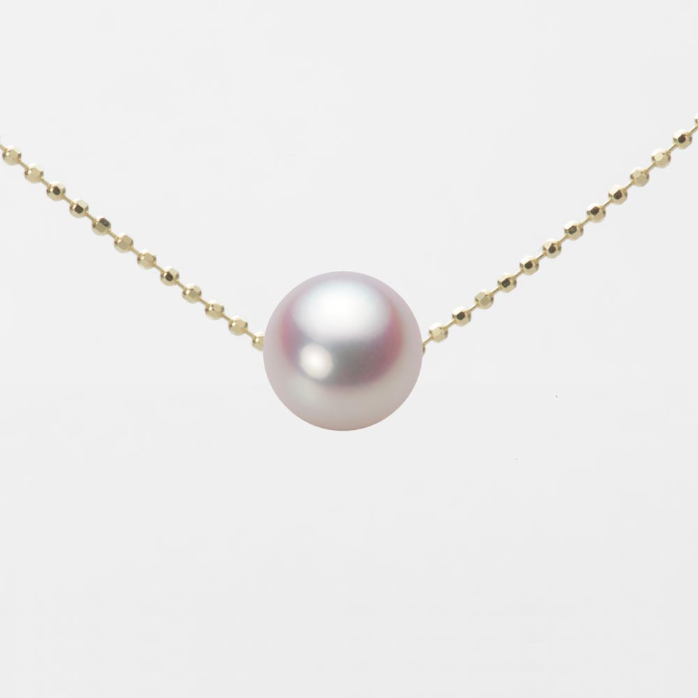 7.5mmアコヤ真珠ペンダント （ホワイトピンク・ロゼ）