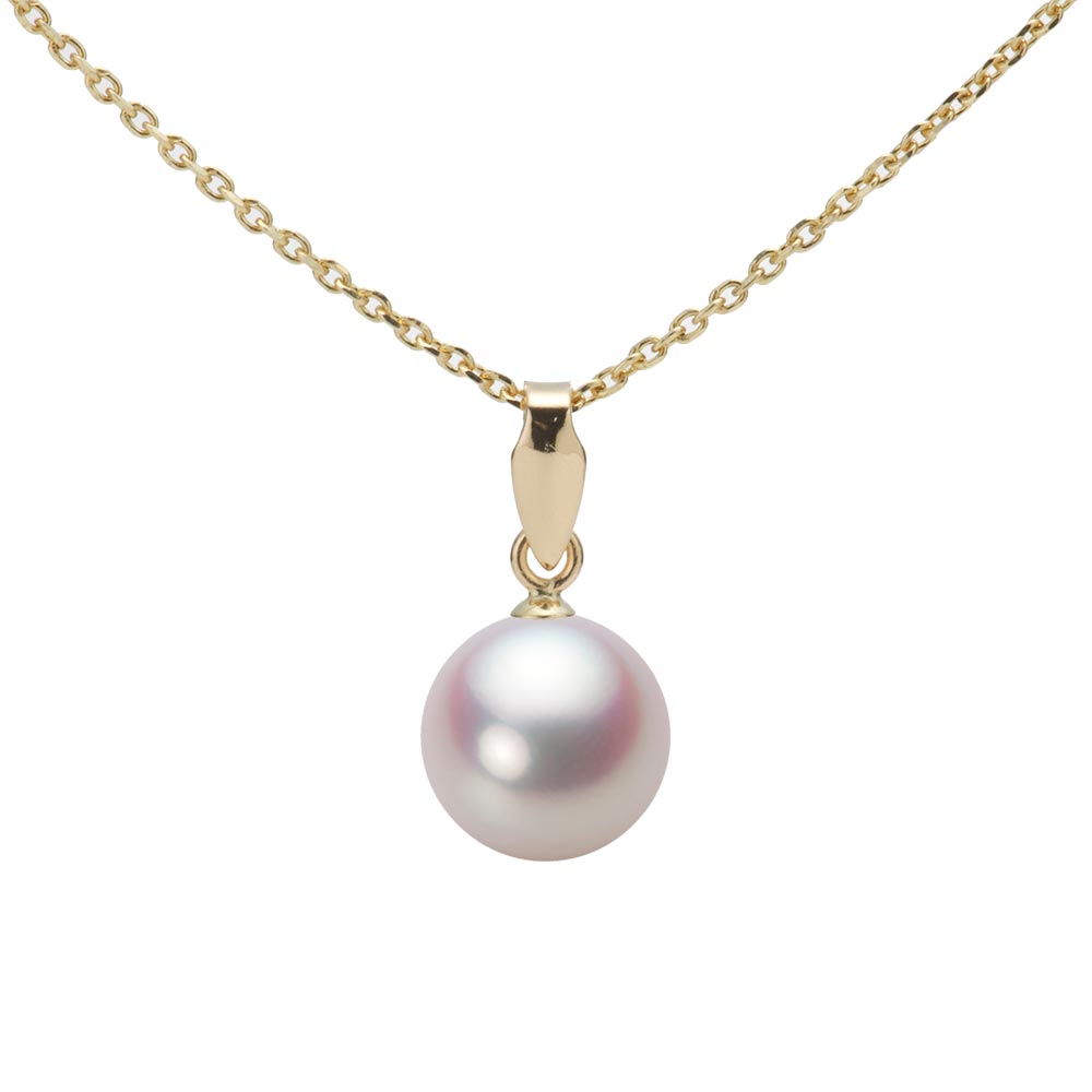7.5mmアコヤ真珠ペンダント （ホワイトピンク・ロゼ）