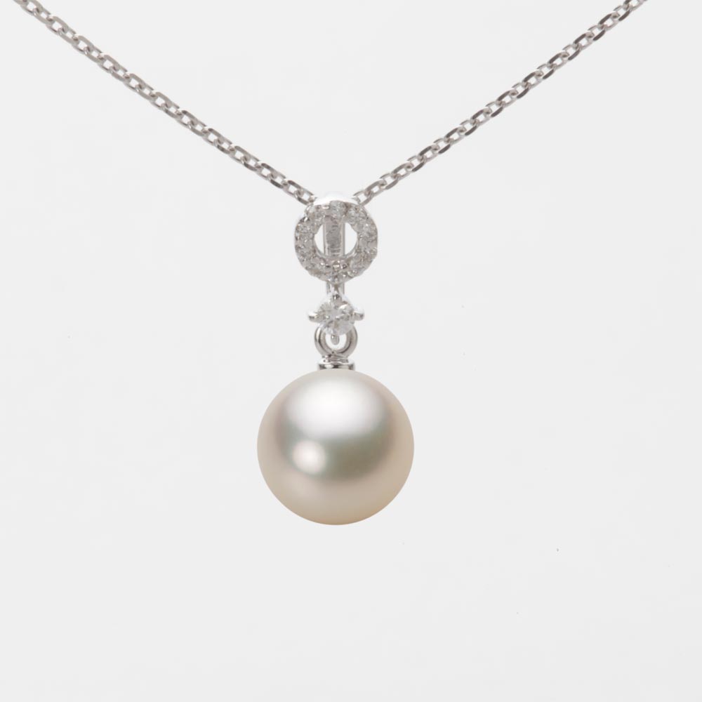 7.5mmアコヤ真珠ペンダント（シャンパンゴールド）